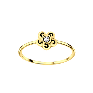 Silver Flower Ring6311