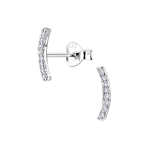 Silver Bar Stud Earrings6789