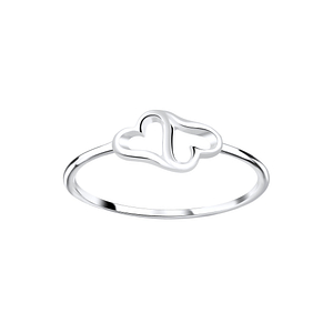 Silver Double Heart Ring Silver Double Heart Ring6953