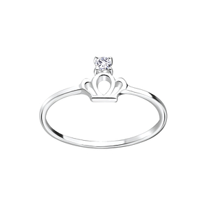 Silver Crown Ring7060