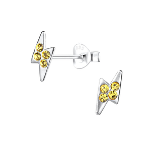 Silver Thunder Bolt Stud Earrings Silver Thunder Bolt Stud Earrings12620