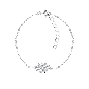 Silver Olive Leaf Bracelet16329