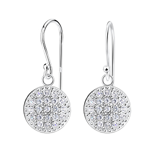Silver Round Stud Earrings16346