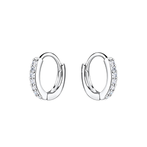 11mm Silver Huggie Earrings16103