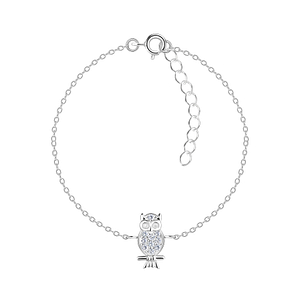 Silver Owl Bracelet16465