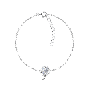 Silver Clover Bracelet17121