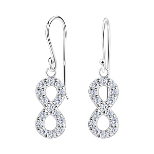 Silver Infinity Earrings17123