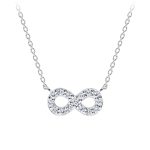 Silver Infinity Necklace17271