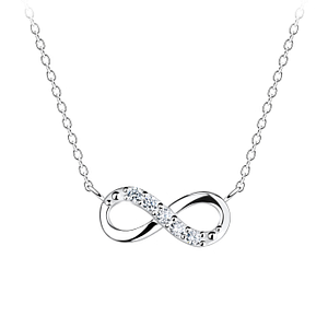 Silver Infinity Necklace17237