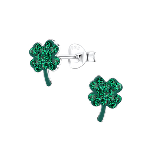 Silver Clover Stud Earrings17117