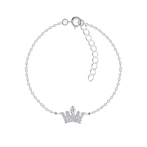 Silver Crown Bracelet17323