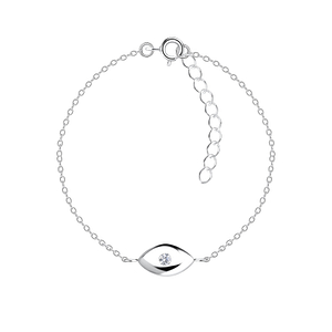 Silver Evil Eye Bracelet17324