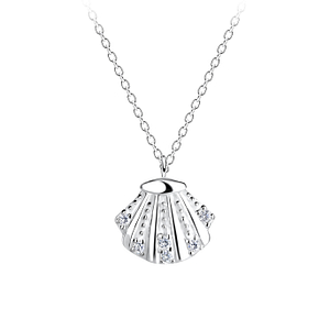 Silver Shell Necklace17289