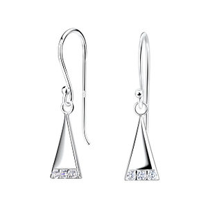 Silver Triangle Earrings17030