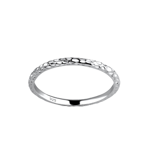 Silver Hammered Ring19278