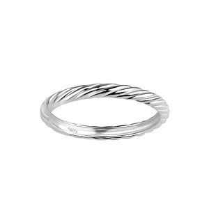 Silver Twisted Ring18004