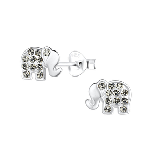 Silver Elephant Stud Earrings18022