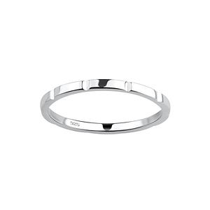 Silver Patterned Ring18094