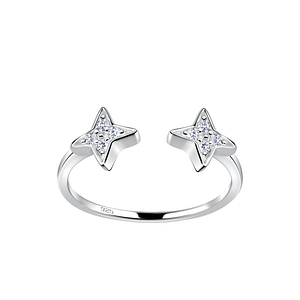 Silver Opened Star Ring Silver Opened Star Ring19244