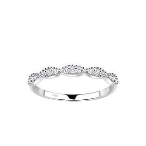 Silver Patterned Ring18764