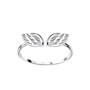 Silver Opened Wing Ring18545