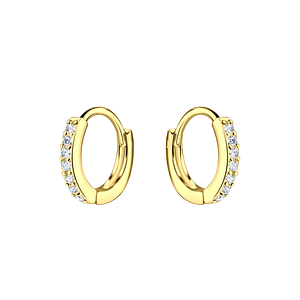 11mm Silver Huggie Earrings19155