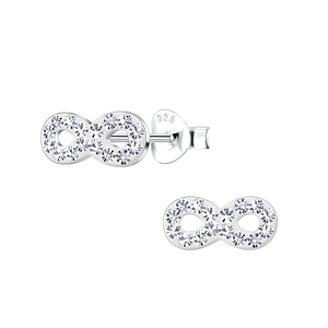 Silver Infinity Stud Earrings19666