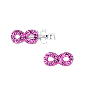 Silver Infinity Stud Earrings19666