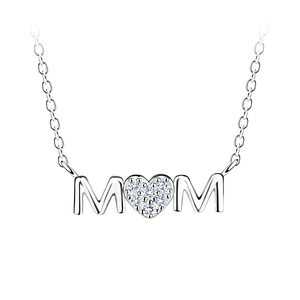 Silver Mom Necklace21119
