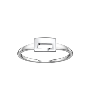Silver Rectangle Ring21256