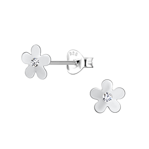 Silver Flower Stud Earrings21422