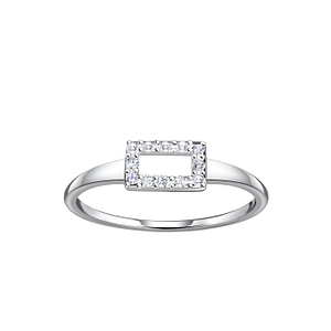 Silver Rectangle Ring21395