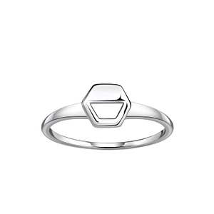Silver Hexagon Ring21307
