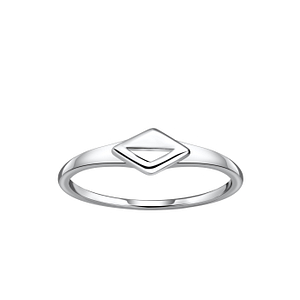 Silver Diamond Shaped Ring21305