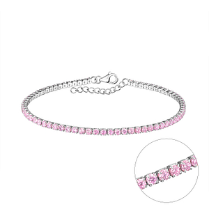 19cm Silver Tennis Bracelet21593