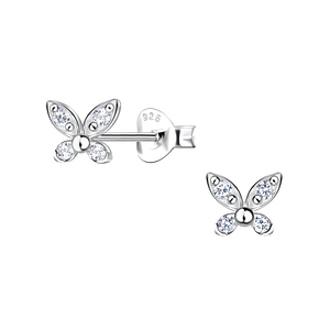 Silver Butterfly Stud Earrings21830