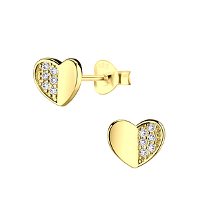 Silver Heart Stud Earrings22047