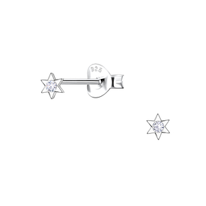 Silver Star Stud Earrings22667
