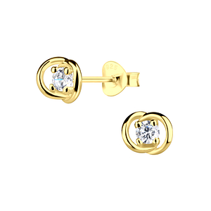 Silver Geometric Stud Earrings22933