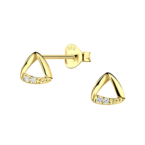 Silver Geometric Stud Earrings22929