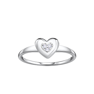 Silver Heart Ring23071
