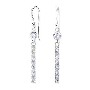 Silver Bar Earrings23251