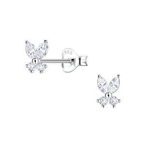Silver Butterfly Stud Earrings23179