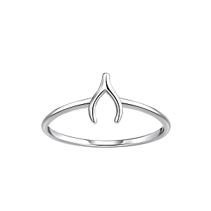 Silver Wishbone Ring23332