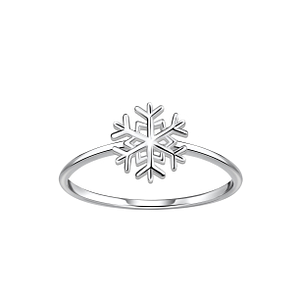 Silver Snowflake Ring23334