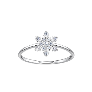 Silver Snowflake Ring23335