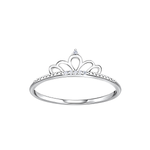 Silver Crown Ring22882