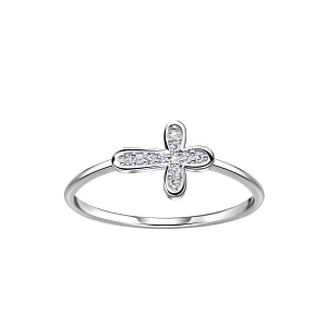 Silver Cross Ring22886