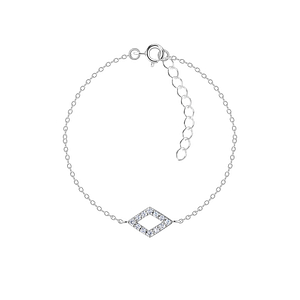 Silver Diamond Shaped Bracelet23866