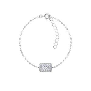 Silver Rectangle Bracelet23877